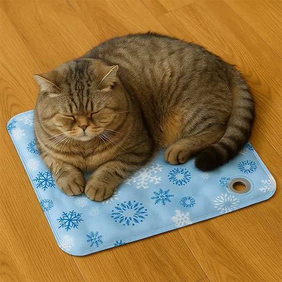 Tapis rafraichissant Chat | FraisFélin - Du Câlin Chat